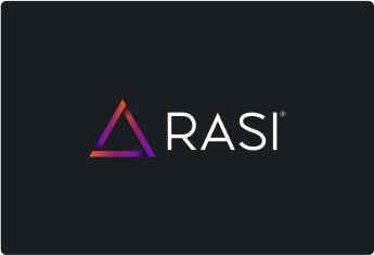RASI logo on dark background