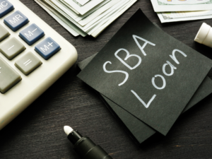SBA Loan sticky note
