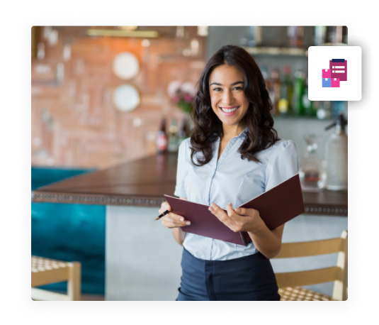 Inventory Management woman with clipboard for inventory